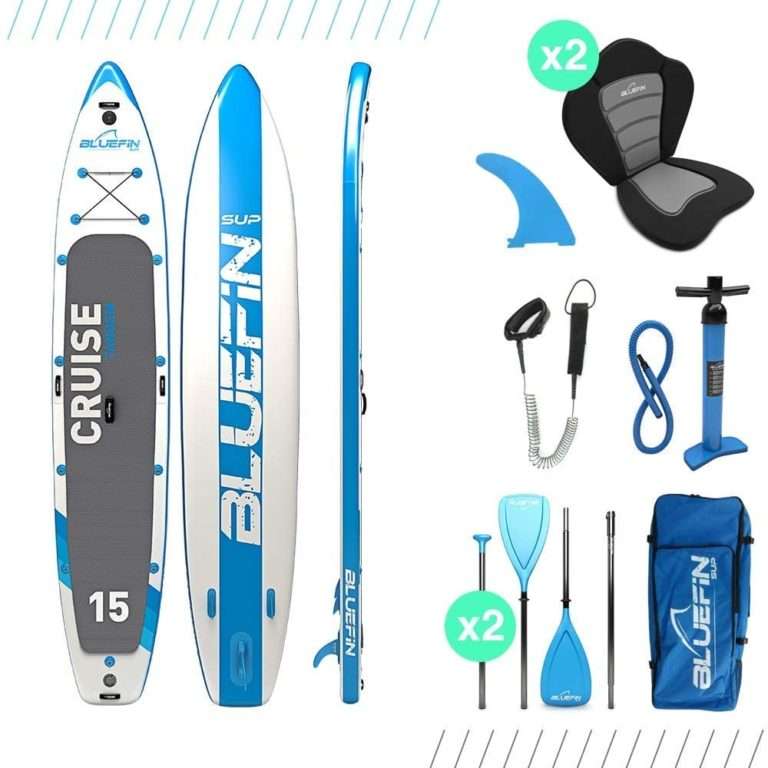 Paquete de Sup Bluefin Cruise | Tabla de Paddle Surf Hinchable | Remo de Fibra de Vidrio | Kit de Conversión a Kayak | Accesorios Completos | 5...